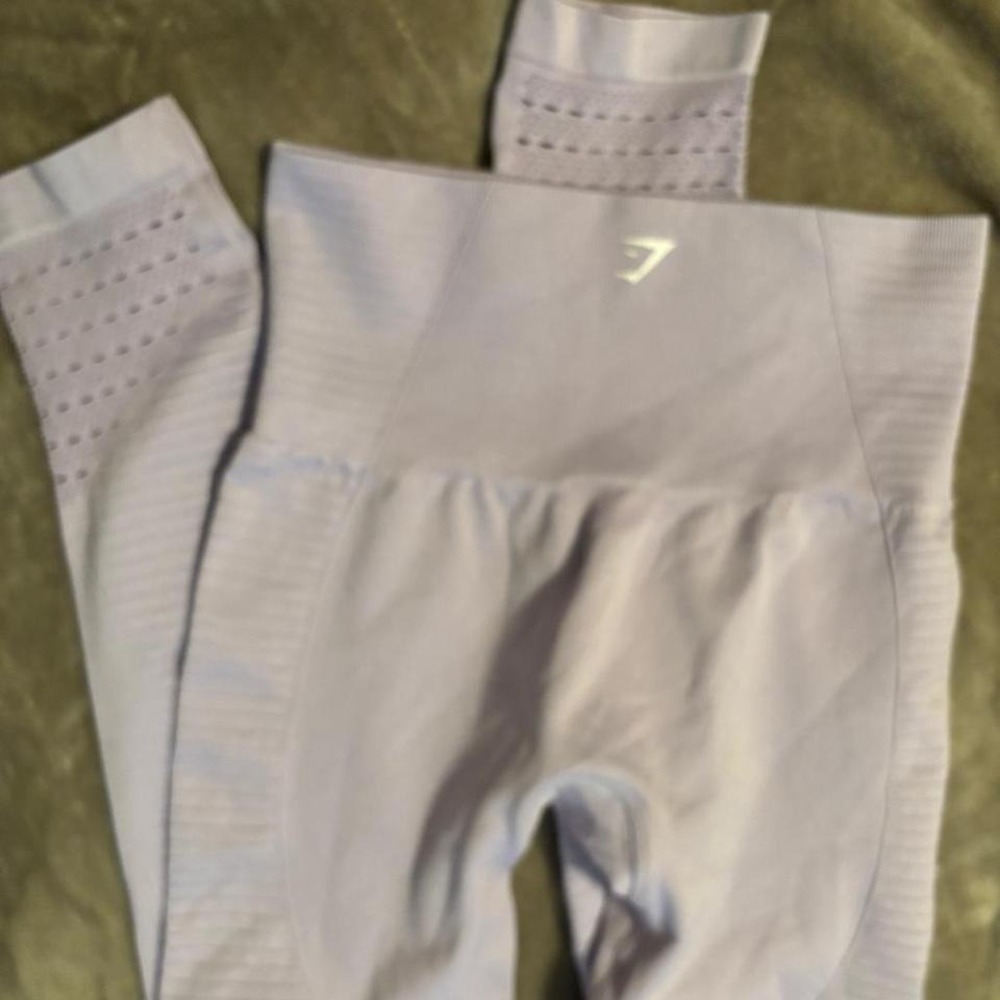 Gymshark Energy Seamless Leggings High Waisted Lavender Purple Womens Yoga Pants